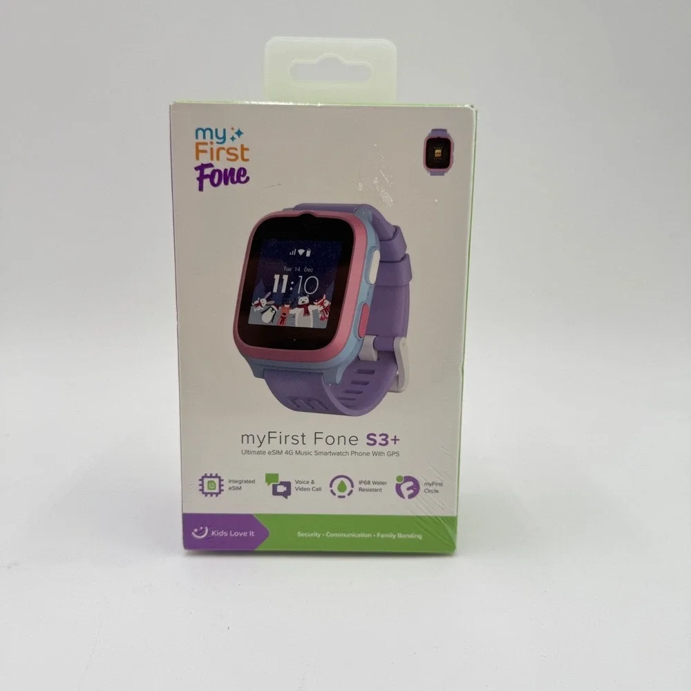 myFirst Fone S3+ Kids Smartwatch Cotton Candy GPS 4G Heart Rate 2MP Camera
